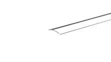 Gulvprofil mat sølv - 3,2 x 30 mm x 0,9 m